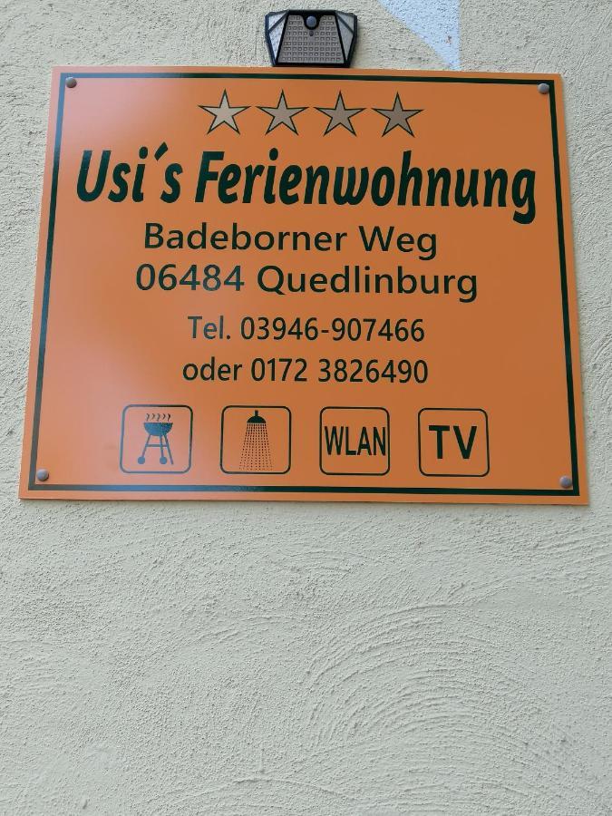Usis_Ferienwohnung Im Harz Quedlinburg Ngoại thất bức ảnh